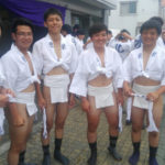 芦別山笠祭り合宿（小樽潮陵高校ラグビー部）