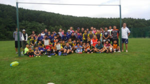 市民体育大会タグラグビー大会（小樽潮陵高校ラグビー部）