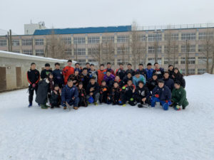 二週続けて山の手高校での合同練習（小樽潮陵高校ラグビー部）