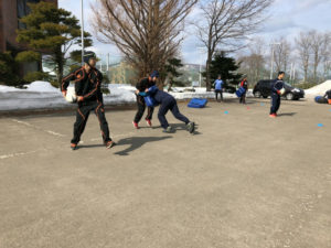 今日の潮陵ラグビー部