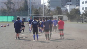 潮陵、札南、大麻、三校合同練習（小樽潮陵高校ラグビー部）