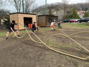 新入部員（小樽潮陵高校ラグビー部）