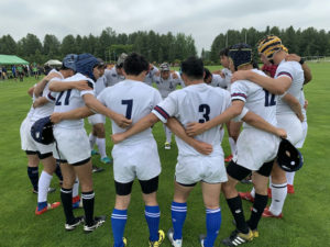 国体北海道予選（小樽潮陵高校ラグビー部）